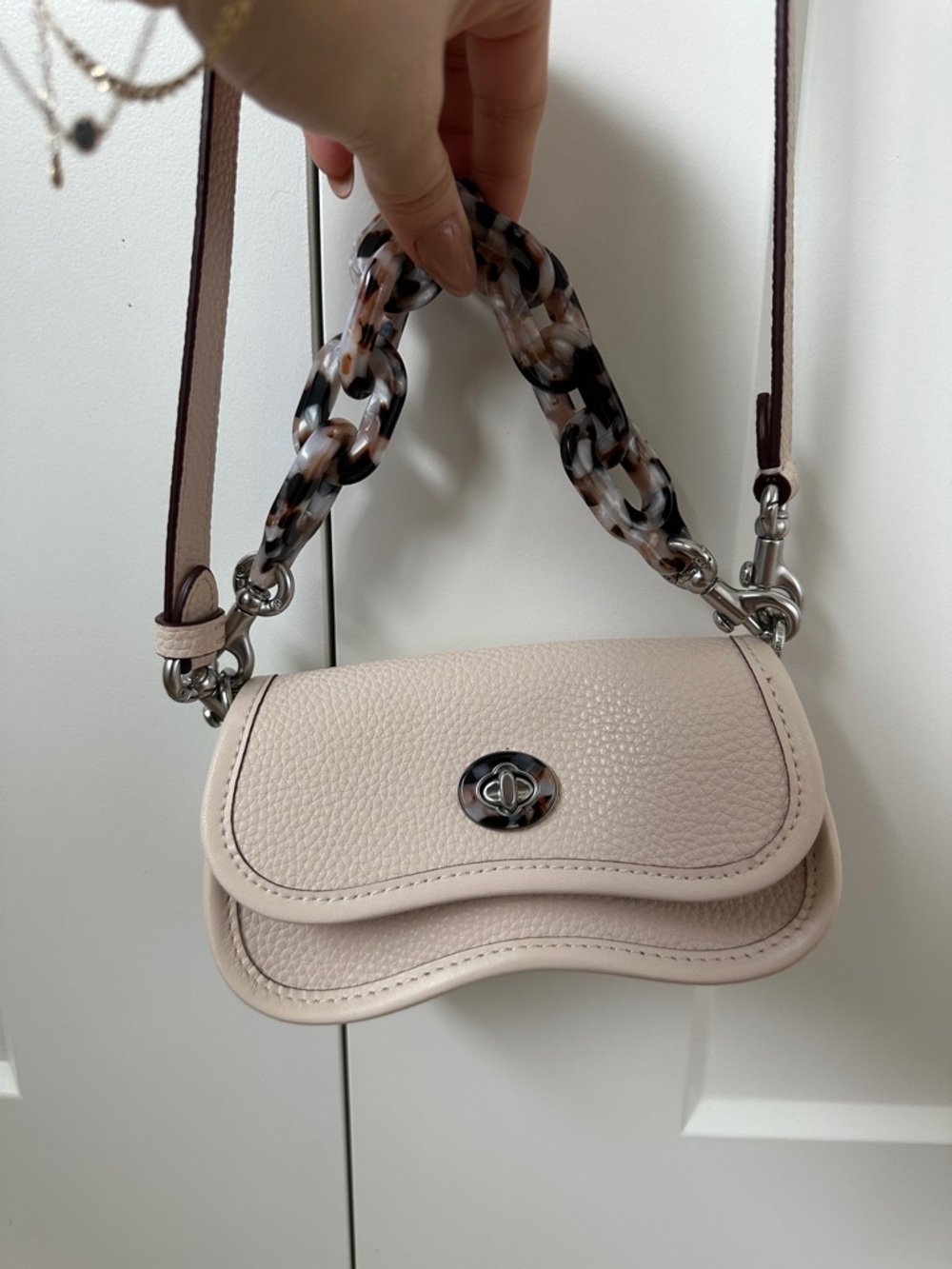 Coachtopia (Coach) Mini Wavy Leather Dinky Bag - Cloud Colour
